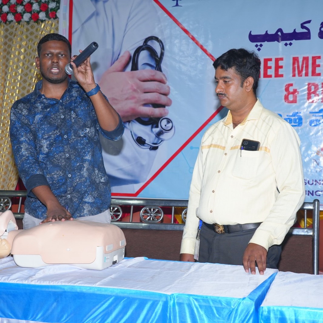 Basic life support training